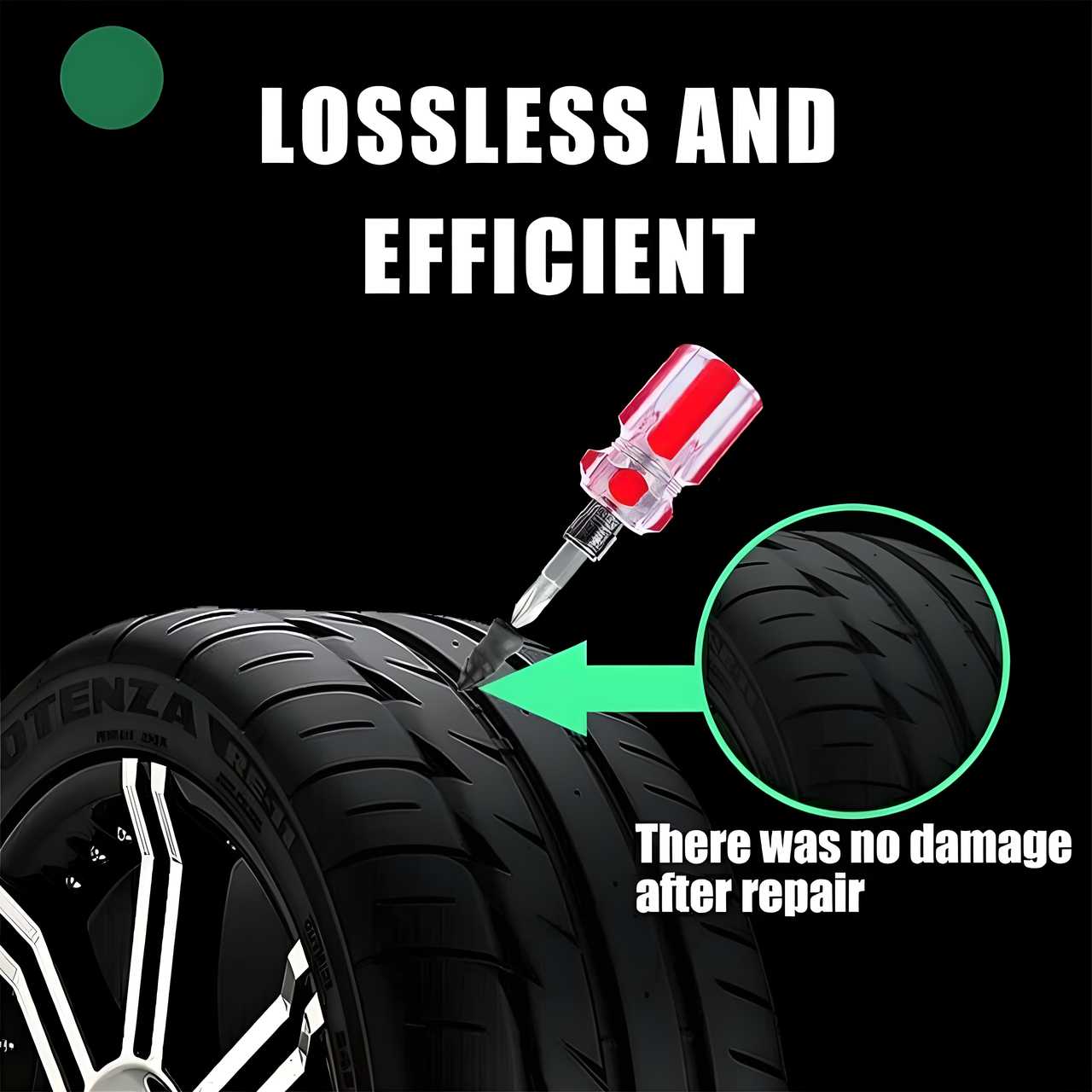 vehicle Fast Tool Self-Service Tire Repair Nail (Pack of 10)