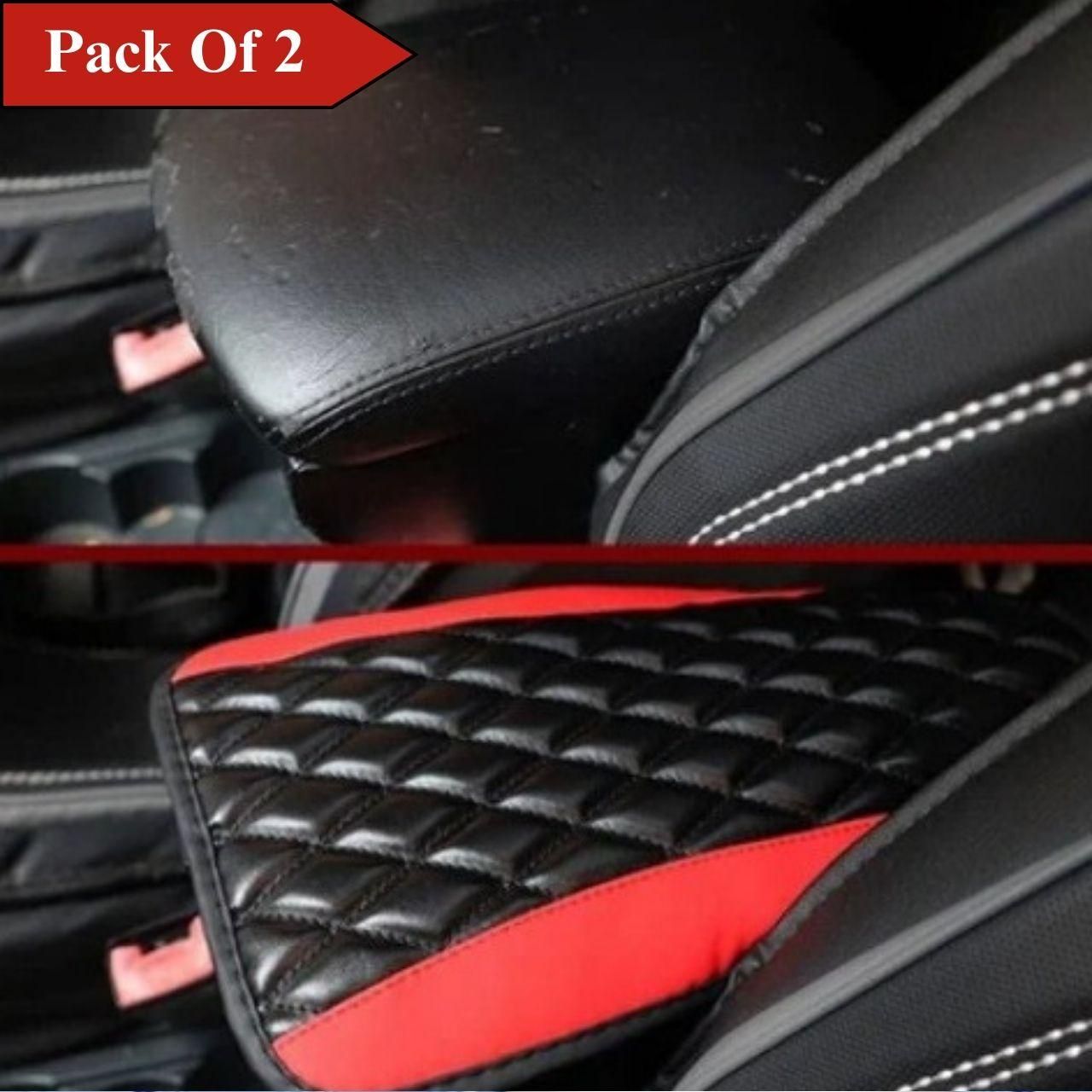 Leather Waterproof Armrest Seat Box Cover Pad Protector