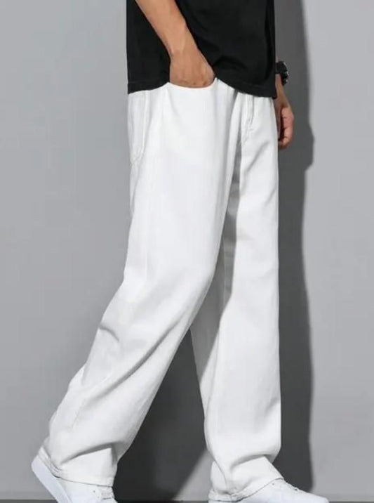 Men's Loose Fit Mid Rise Jeans